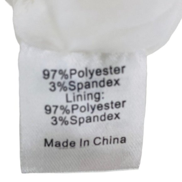 Tuckernuck Ivory Blythe Bow Ruffle Sleeveless Preppy Mini Dress Size L - Picture 10 of 12